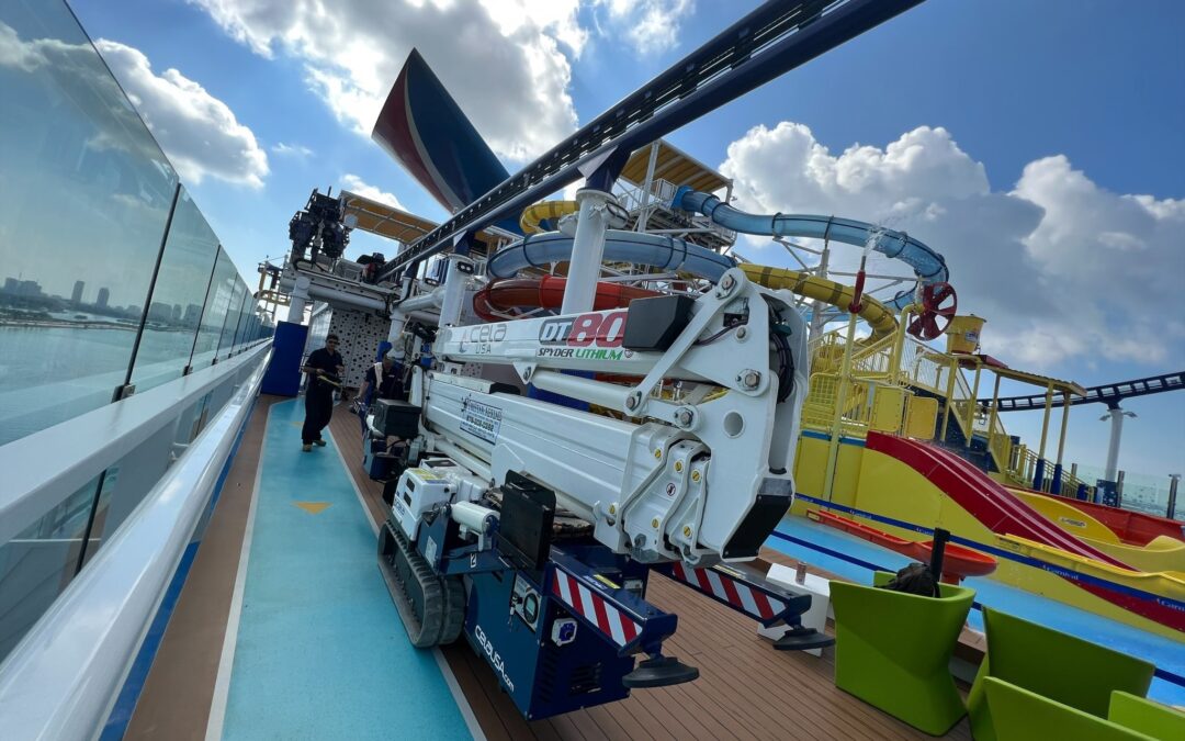 The Use of Aerial Work Platforms on Modern Cruise Ships